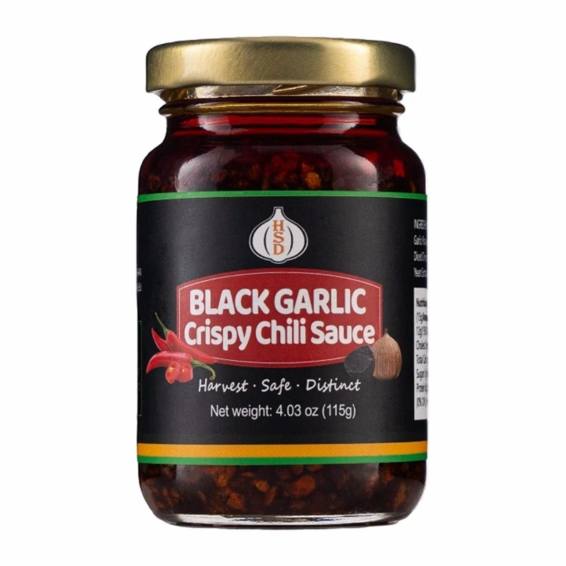 Salsa de xili cruixent d'all negre