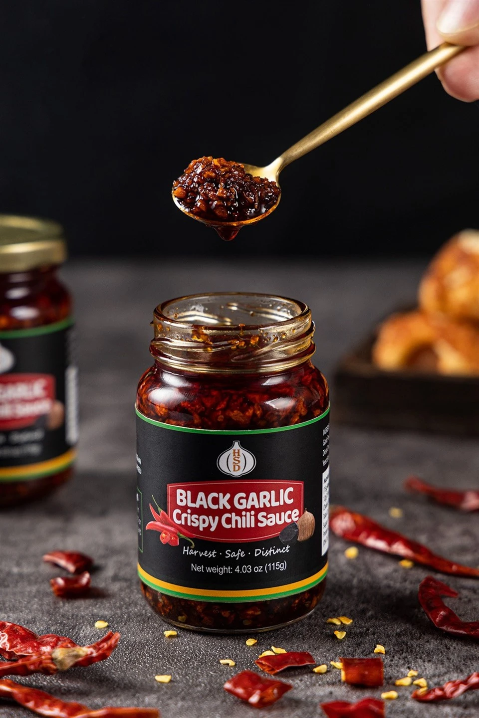 Black Garlic Crispy Chili Sauce factory