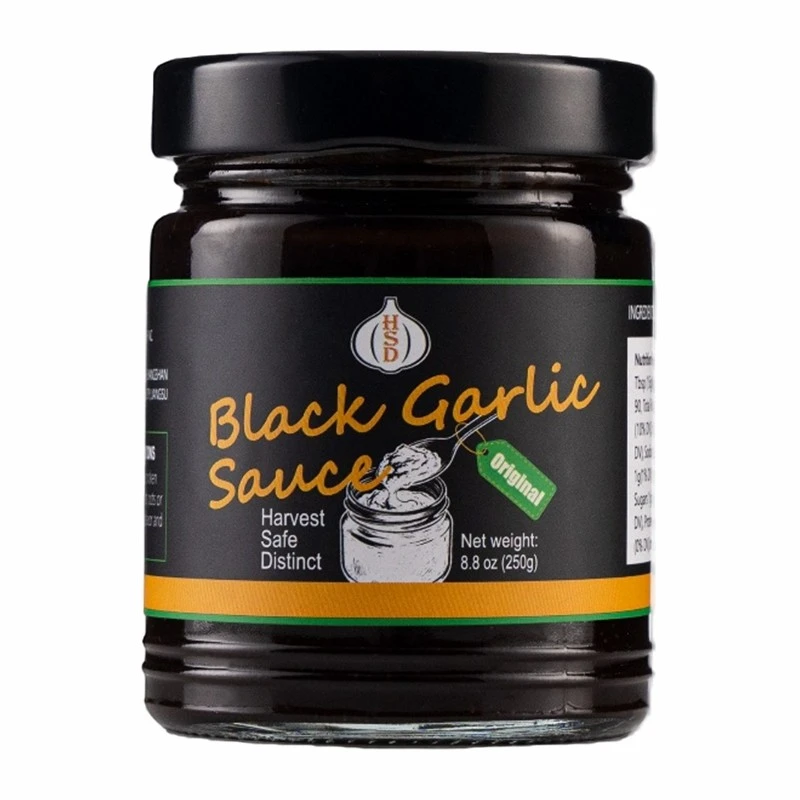 Salsa d'all negre amb sabor amarg